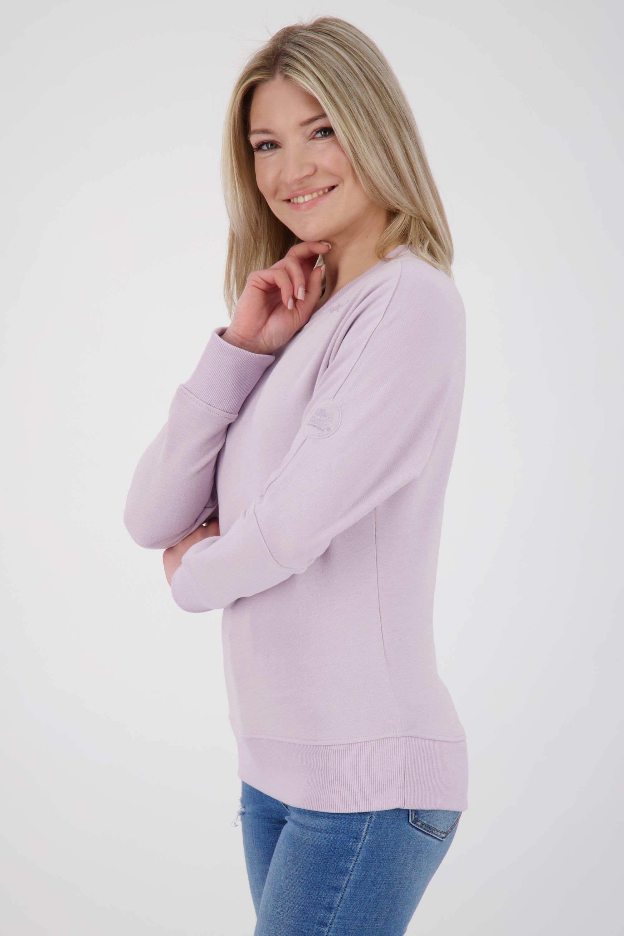 DalaAK A Damen Sweater-Lässig, farbenfroh, perfekt für den Alltag Violett