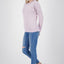 DalaAK A Damen Sweater-Lässig, farbenfroh, perfekt für den Alltag Violett