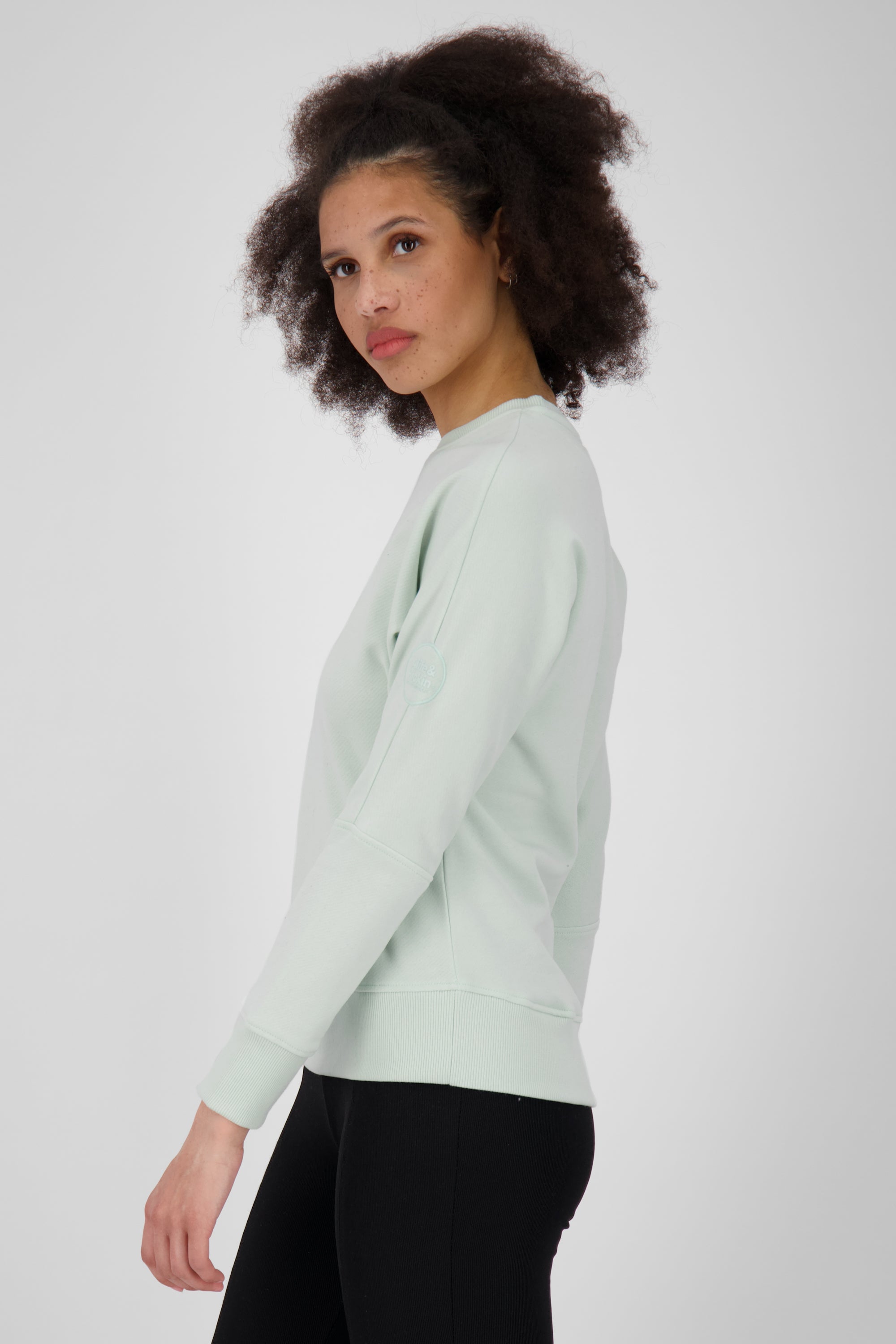 DalaAK A Damen Sweater-Lässig, farbenfroh, perfekt für den Alltag Hellgrün