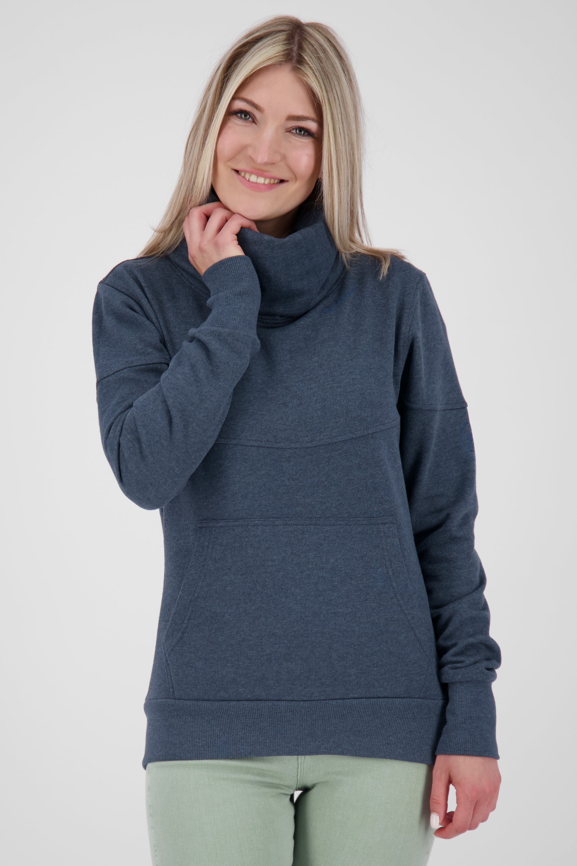 Casual-Evergreen Sweatshirt Damen SunsetAK A Dunkelblau