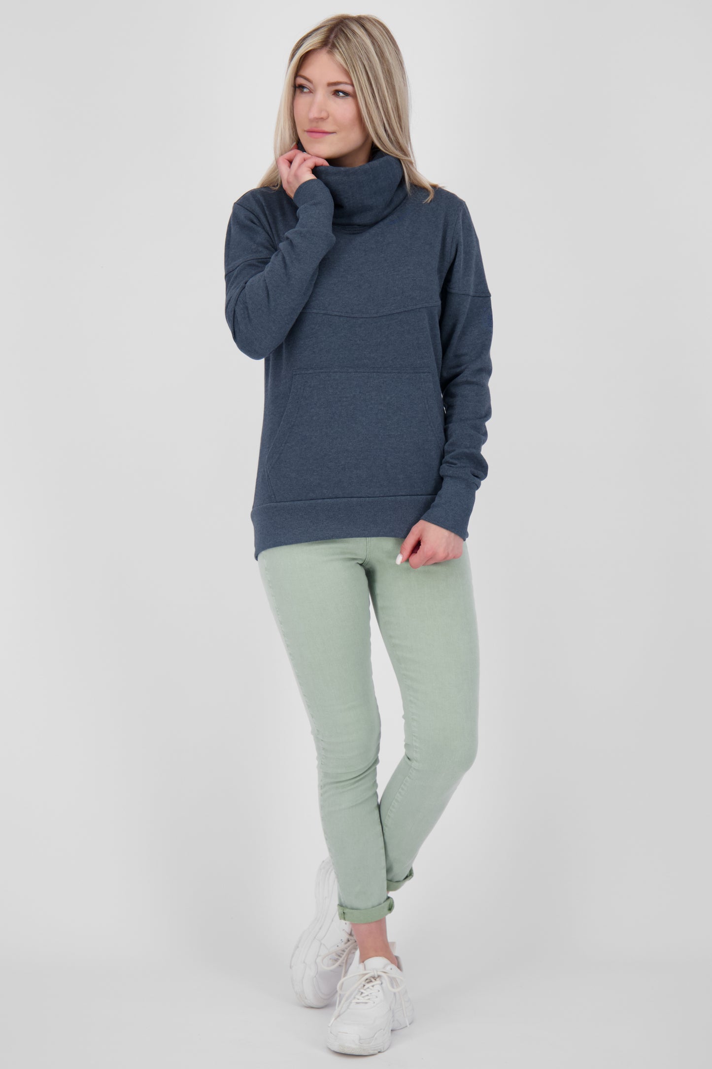 Casual-Evergreen Sweatshirt Damen SunsetAK A Dunkelblau