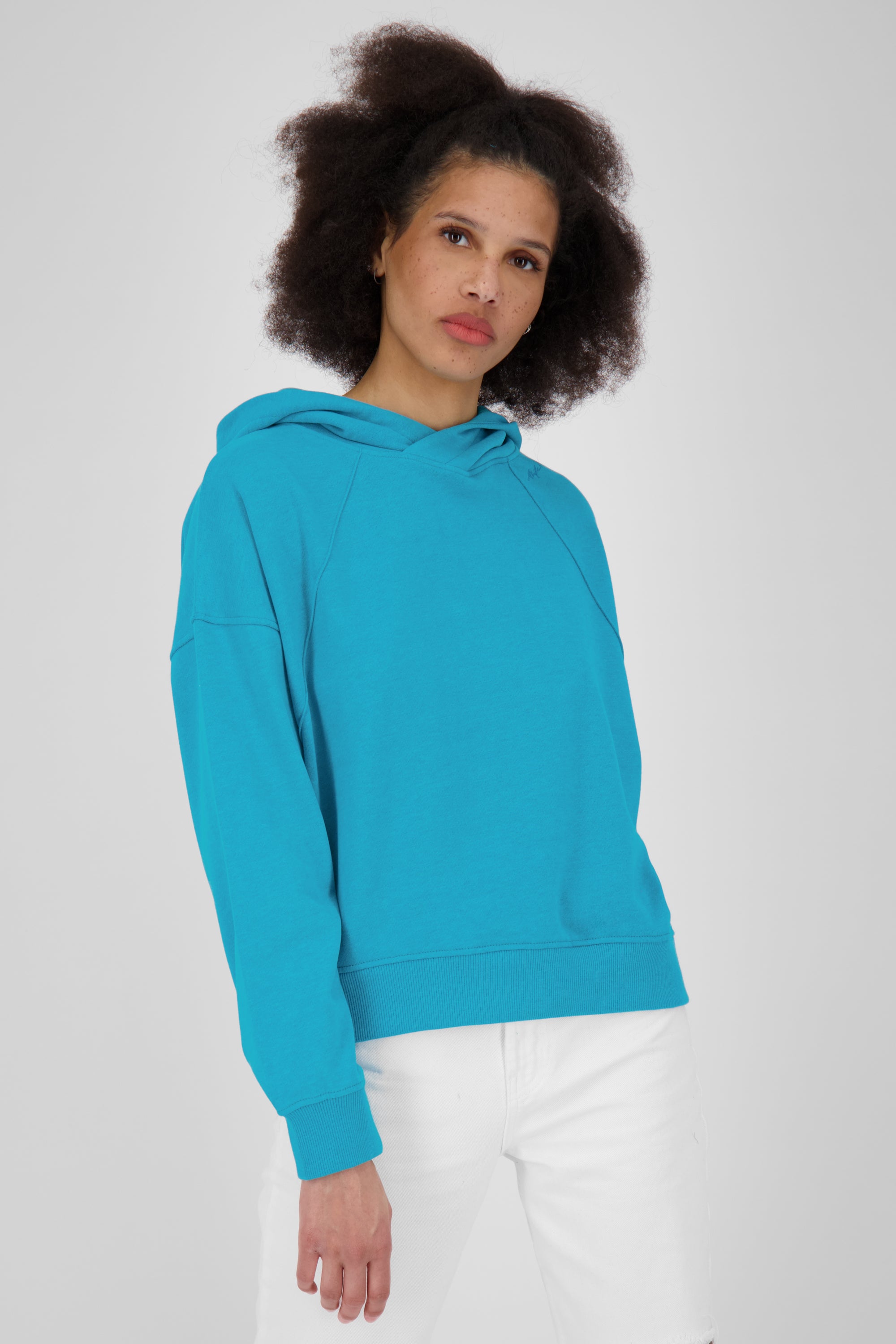 Alife and Kickin Sweatpullover JerraAK A - Cropped Style für den Frühling Blau