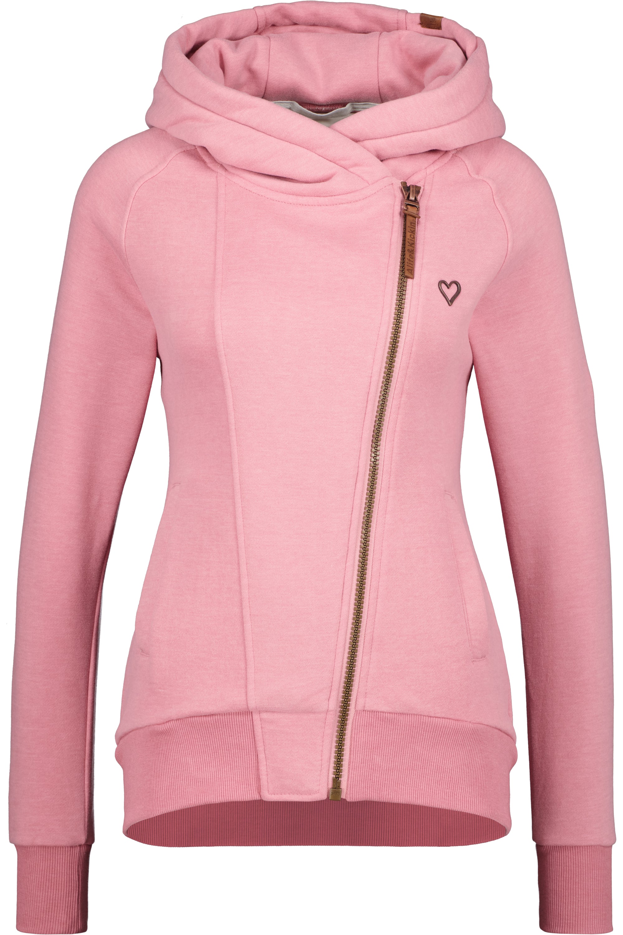 SnakecharmerAK A - Bequeme Damen Sweatjacke für lässige Styles Rosa