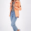 Damen Kapuzenjacke YasmaAK A - Hochwertiges Sweatmaterial und Komfort Orange