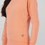 DarinAK A Sweater für Damen - Trendiger und farbenfroher Sweatpullover Orange