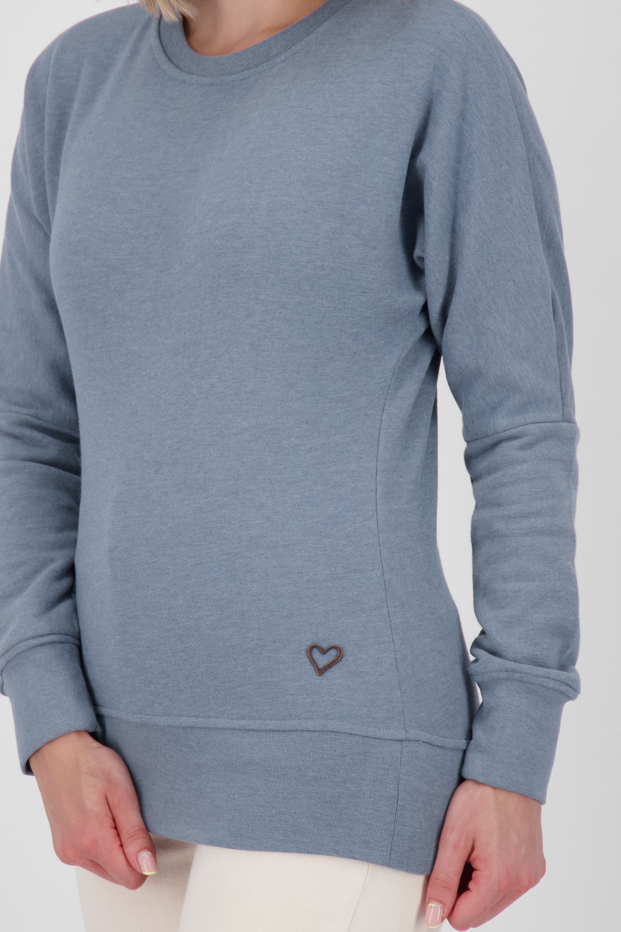 DarinAK A Sweater für Damen - Trendiger und farbenfroher Sweatpullover Blau