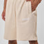 Unisex Sweatshorts MarsAK A - Lässiger Look für Damen & Herren Beige