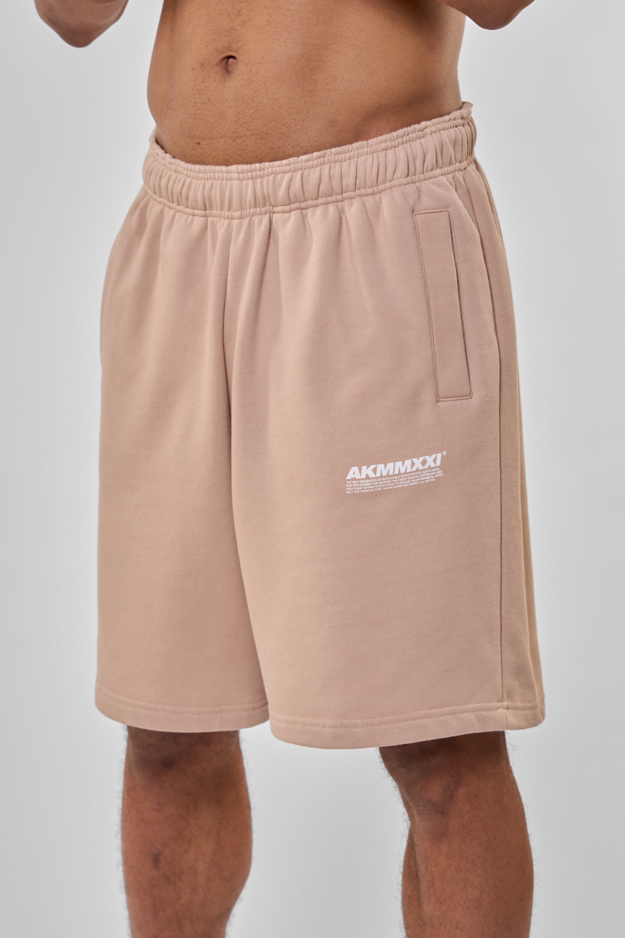 Unisex Sweatshorts MarsAK A - Lässiger Look für Damen & Herren Beige