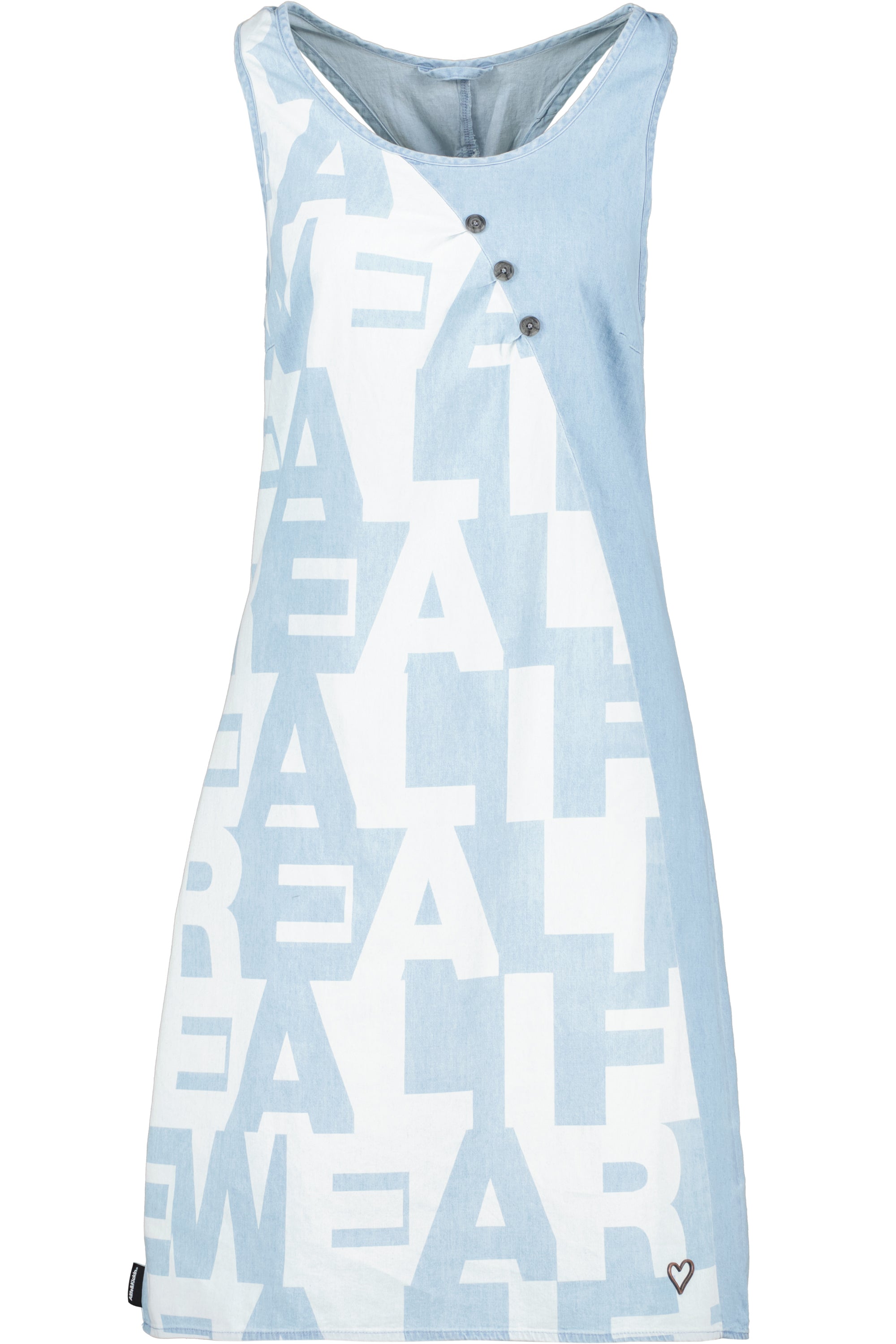 Luftiges Damenkleid CameronAK DNM von Alife and Kickin Hellblau