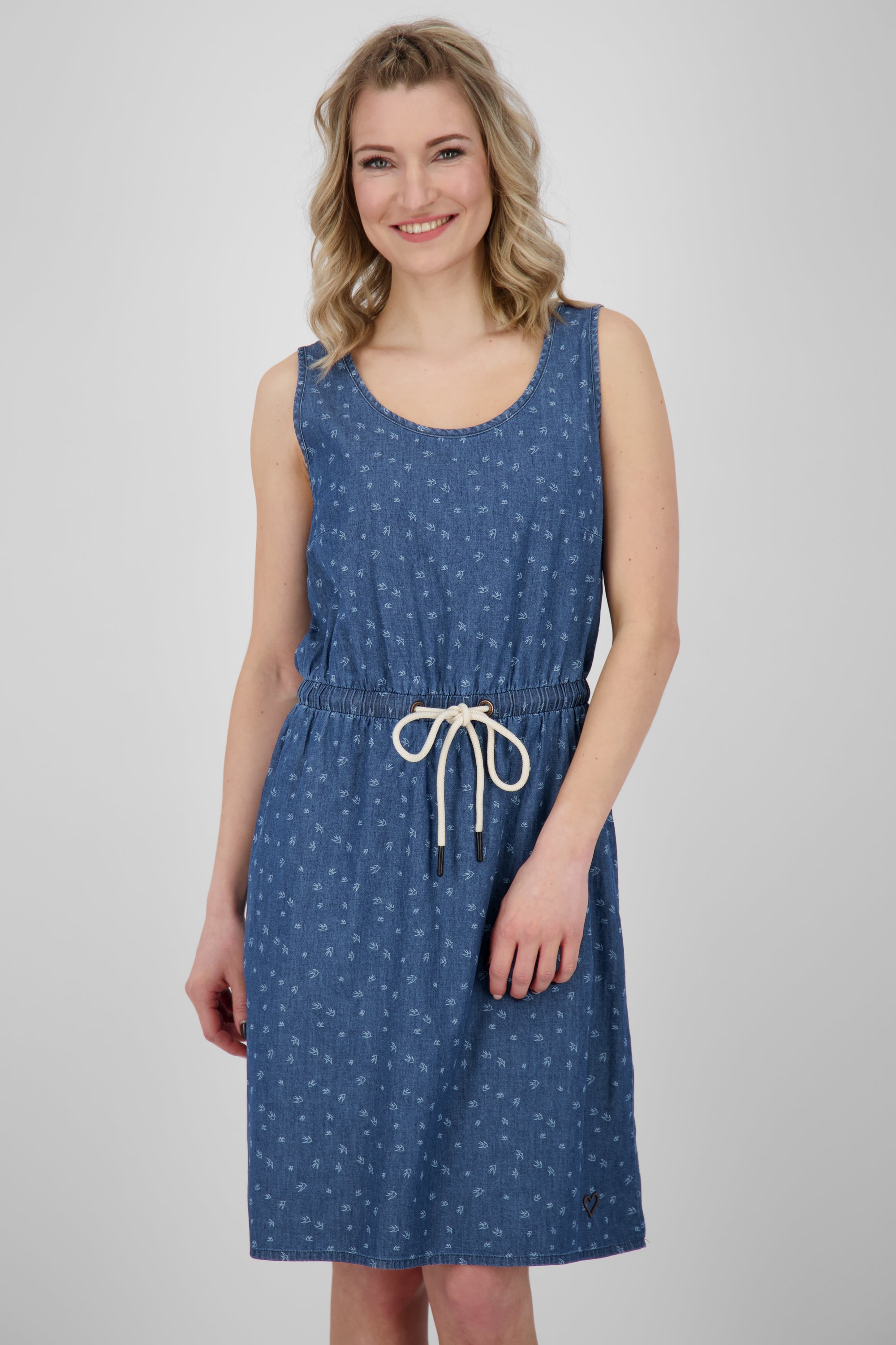 Sommerkleid DojaAK DNM B - Trendy Denim-Look für Damen Dunkelblau