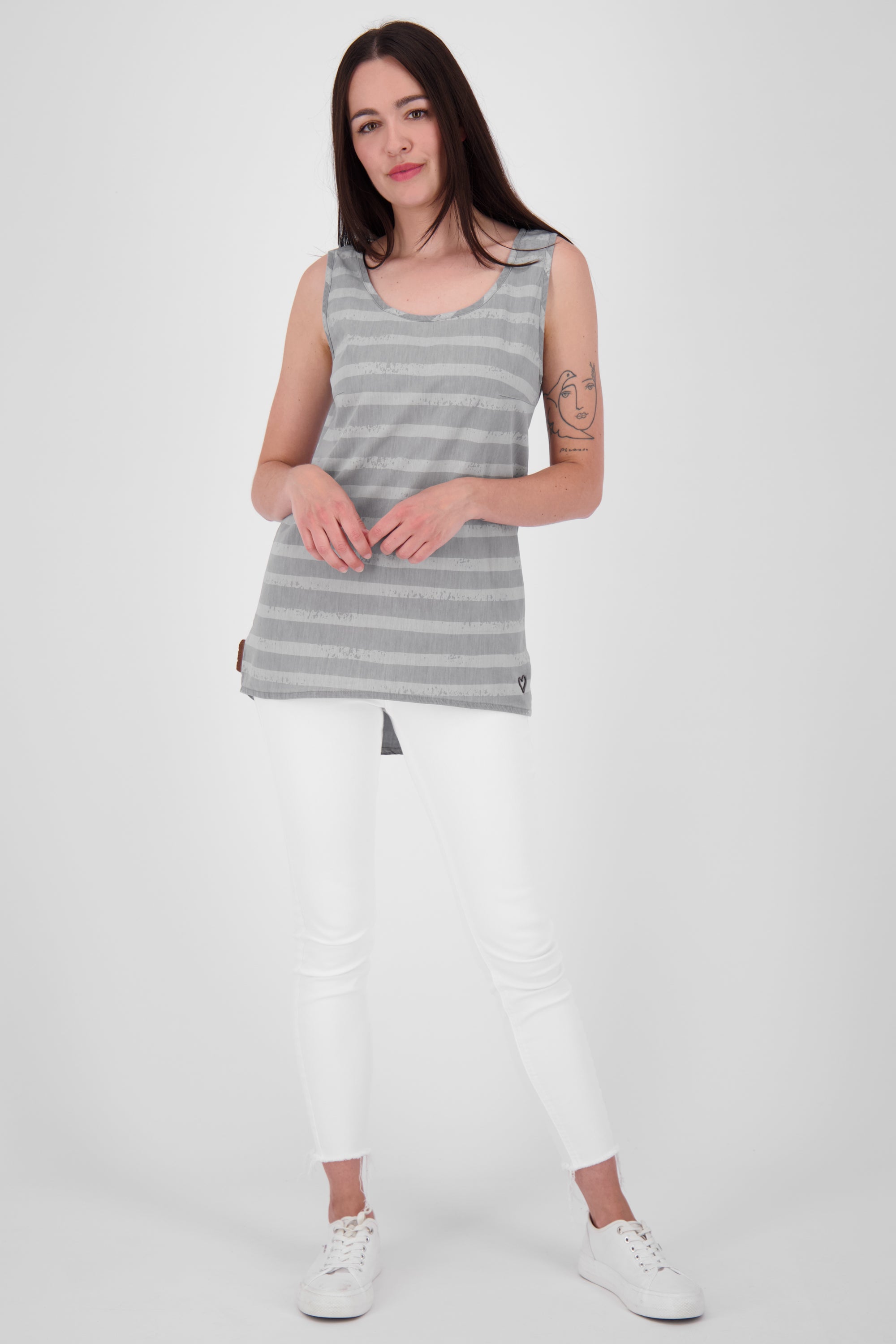 Bequem und stylish - KarlaAK B ärmelloses Tanktop für Damen Grau