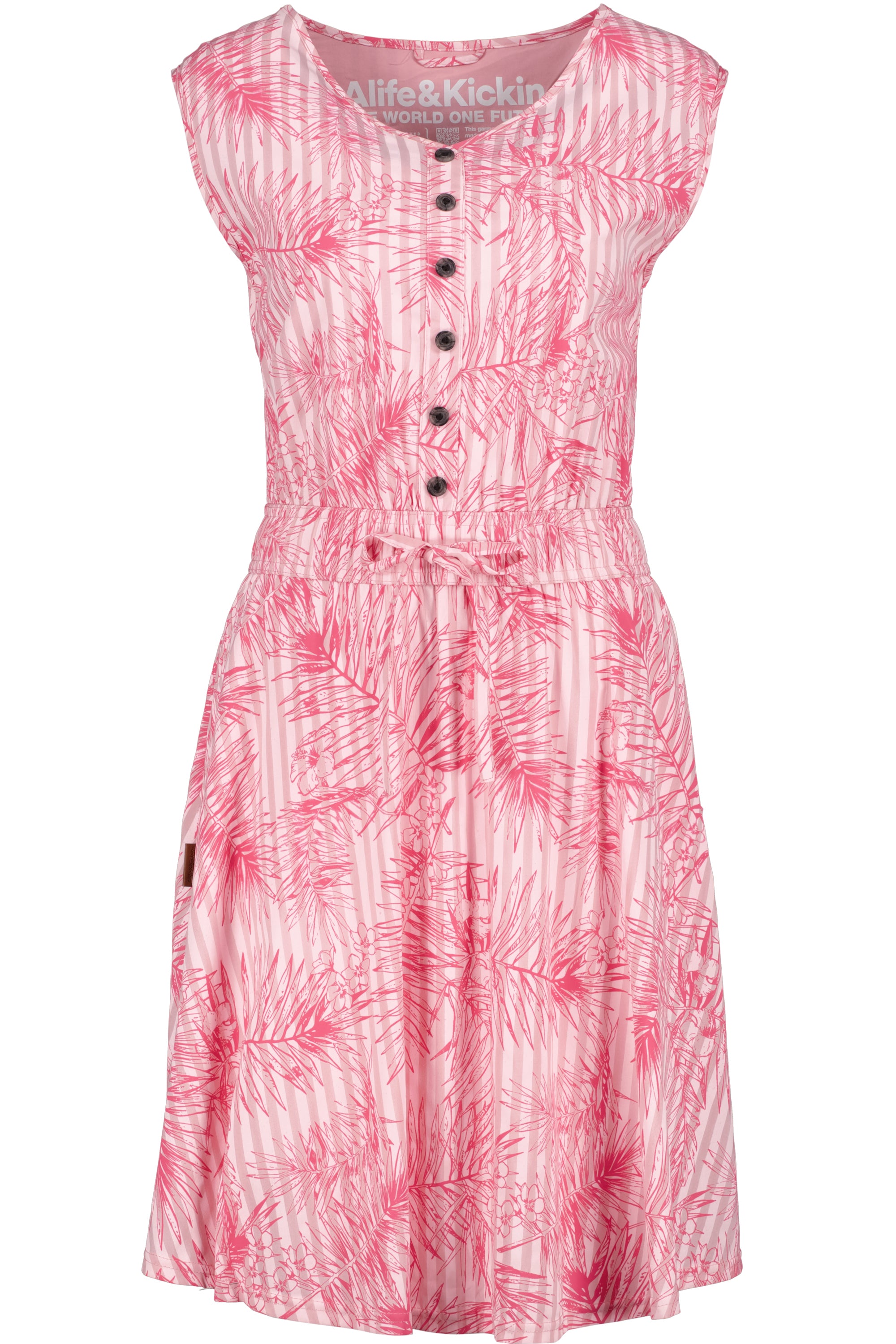 Trendiges Damenkleid ScarlettAK für einen femininen Look im Sommer Rosa