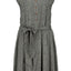 Feminines Damenkleid ScarlettAK B mit Bindegürtel Grün