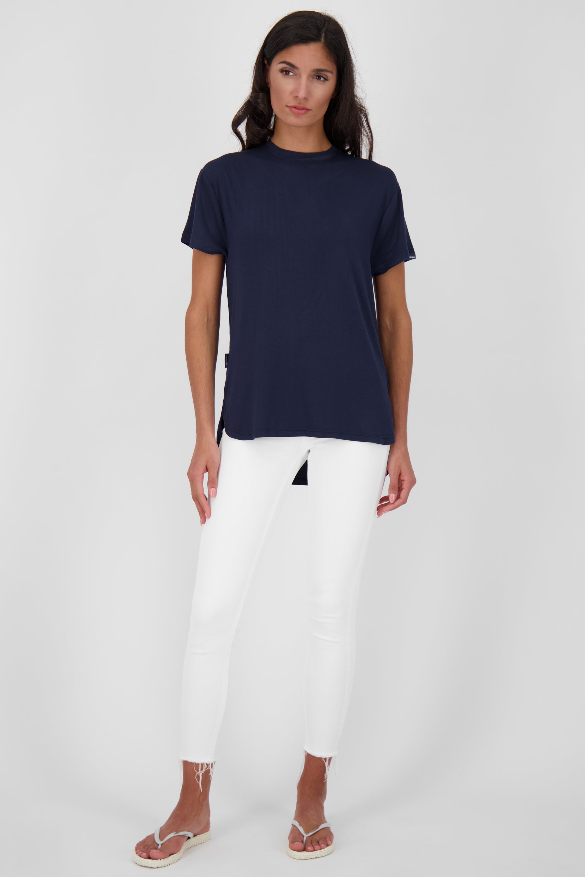 Damen-Basic-Shirt HarperAK von Alife and Kickin Dunkelblau