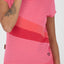 Eyecatcher Damen-T-Shirt CleaAK im Color-Streifen-Design Pink