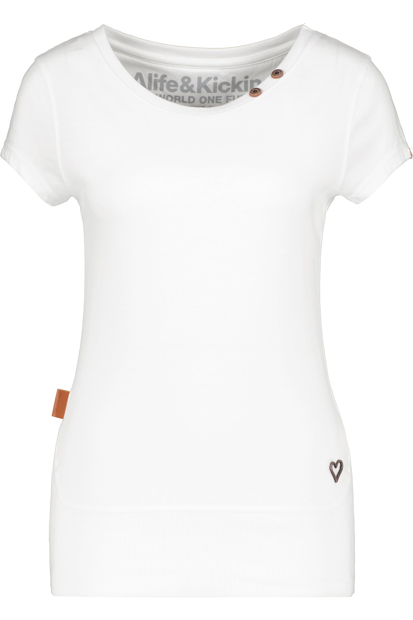 Bereit für den Sommer: CocoAK A T-Shirt mit betonter Silhouette für Damen Weiß