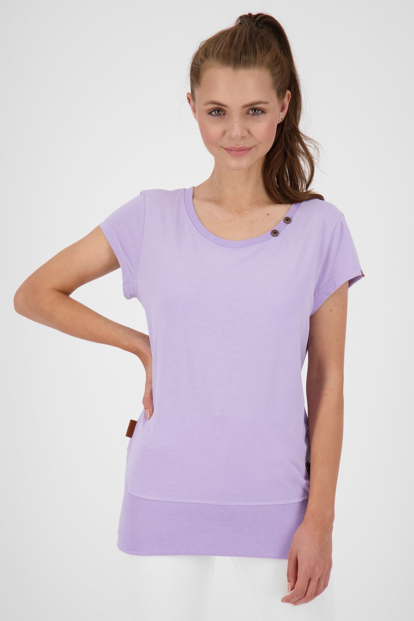 Bereit für den Sommer: CocoAK A T-Shirt mit betonter Silhouette für Damen Rosa
