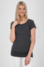 Bereit für den Sommer: CocoAK A T-Shirt mit betonter Silhouette für Damen Schwarz