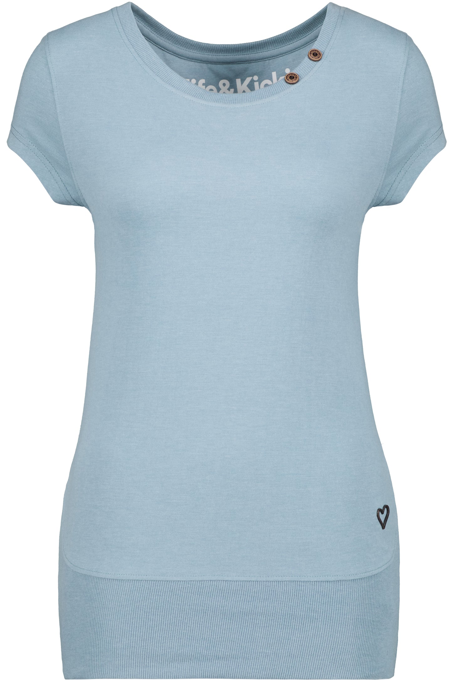 CocoAK A T-Shirt von Alife and Kickin: Farbenfroh und modisch Grau