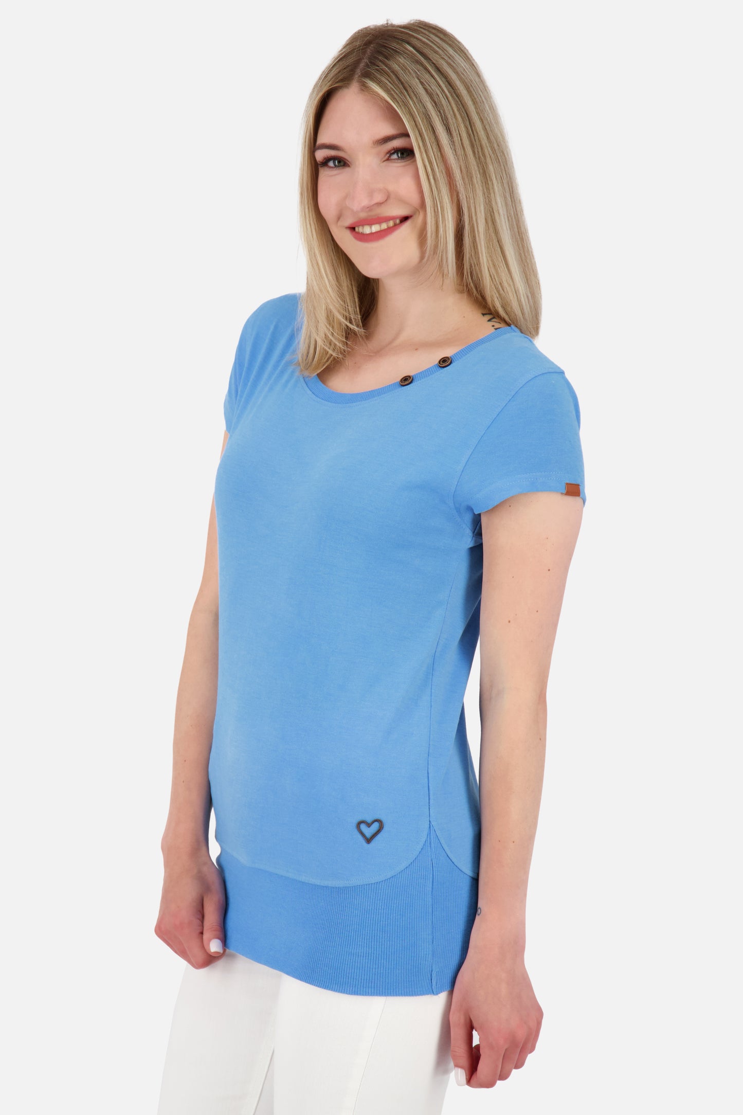 CocoAK A T-Shirt von Alife and Kickin: Farbenfroh und modisch Blau