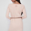 EllinAK A Jerseykleid - Mit geflochtenem Gürtel und figurbetonter Passform Rosa