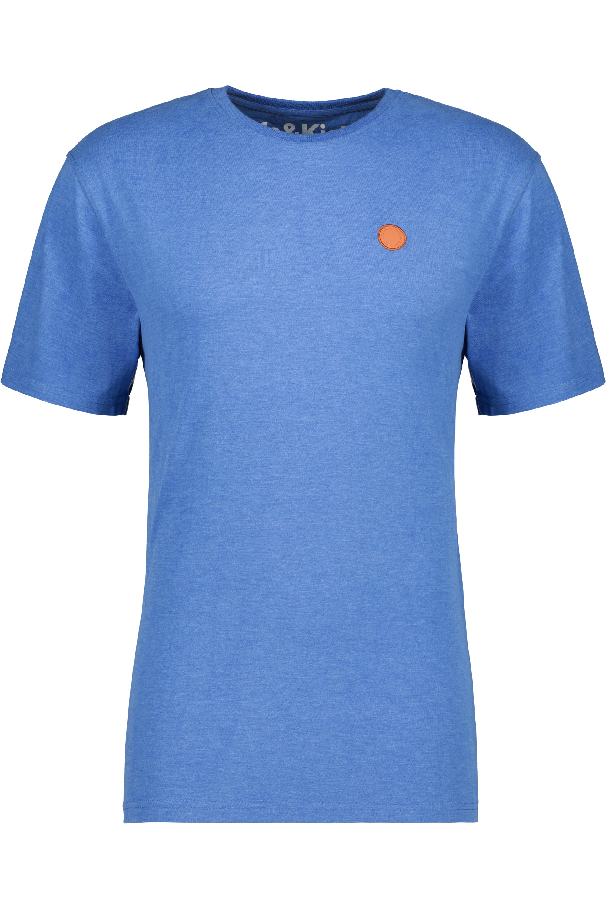 Basic-Shirt für Herren MaddoxAK A in schlichtem Design Blau