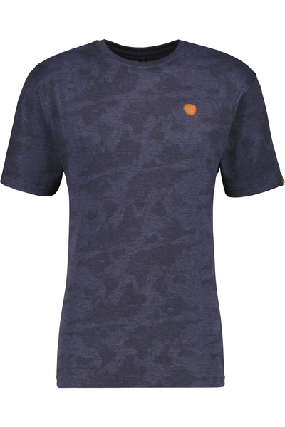 Alloverprint-Design für Männer mit dem T-Shirt NicAK B Dunkelblau