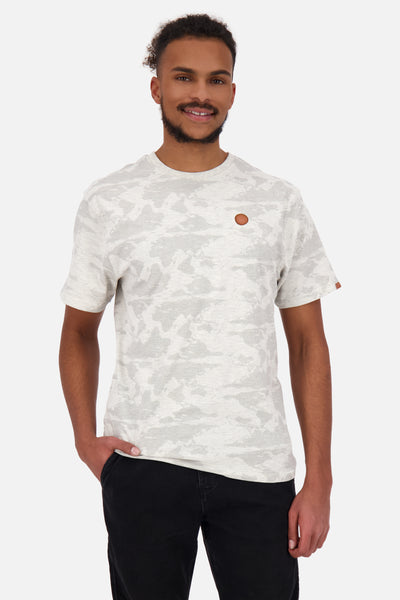 Alloverprint-Design für Männer mit dem T-Shirt NicAK B Grau