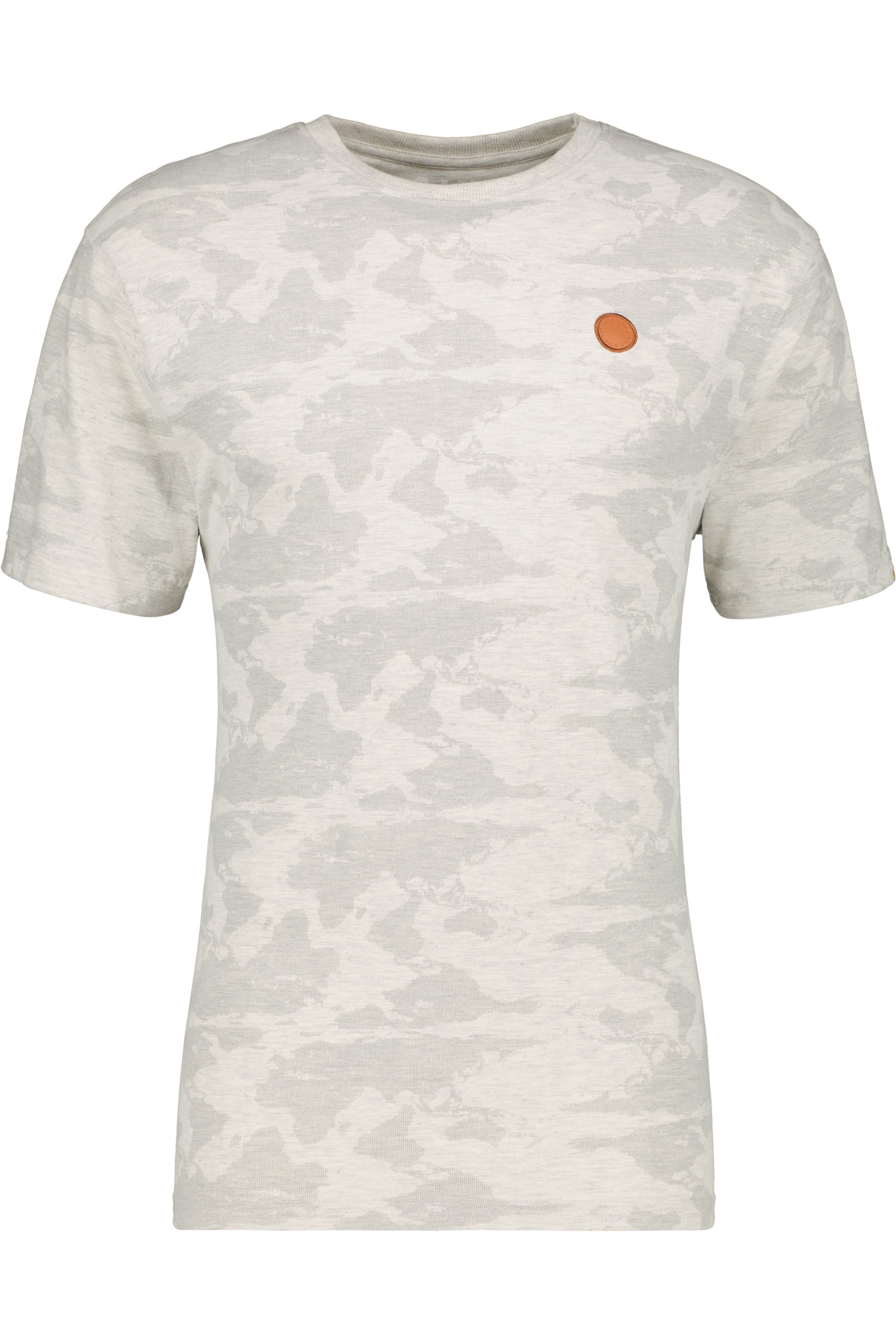 Alloverprint-Design für Männer mit dem T-Shirt NicAK B Grau