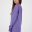 Damen Langarmshirt LeonieAK - Stylische Streifenmuster Violett