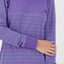 Damen Langarmshirt LeonieAK - Stylische Streifenmuster Violett
