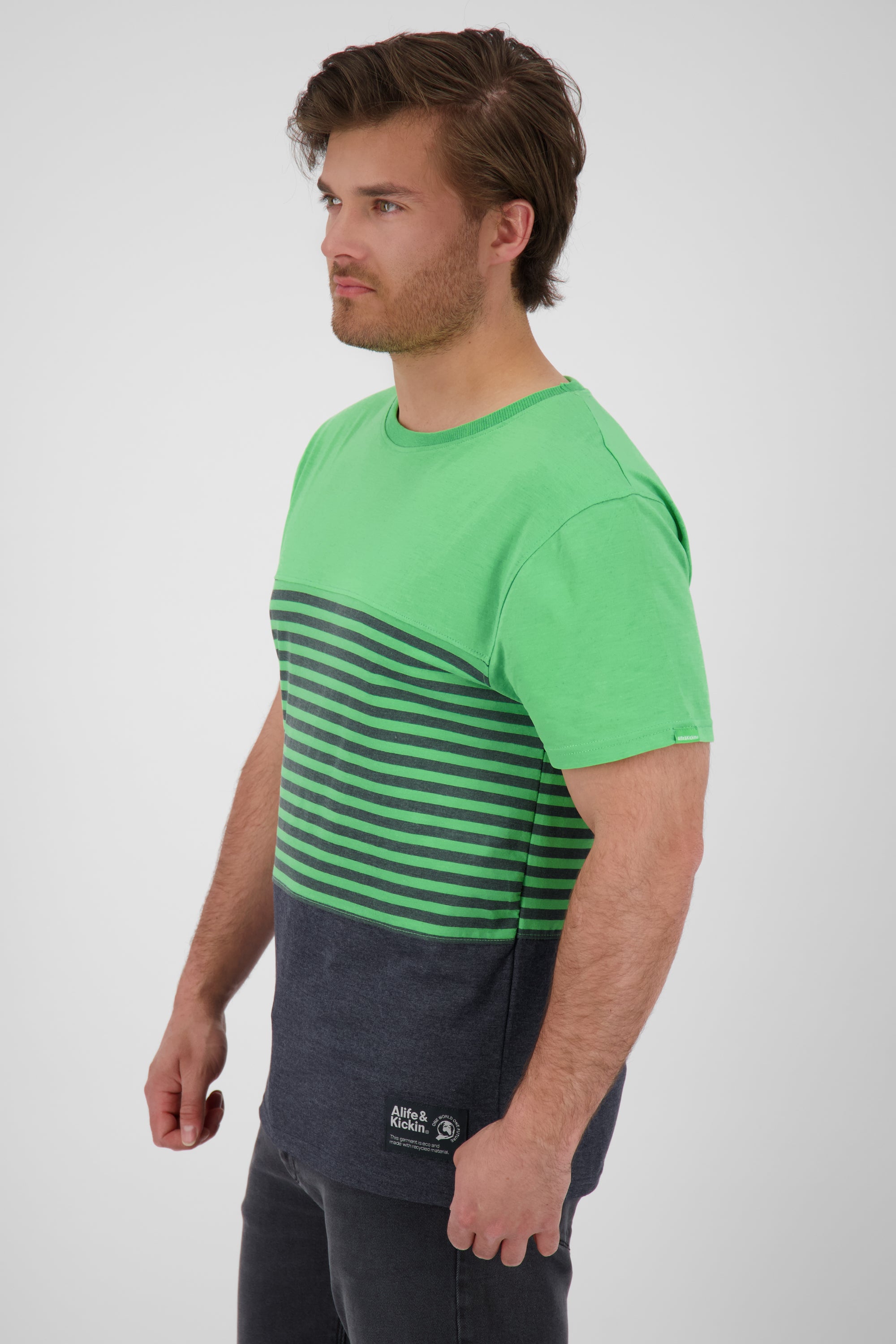BenAK B - Farbenfrohes Herren T-Shirt für den Sommer Dunkelblau