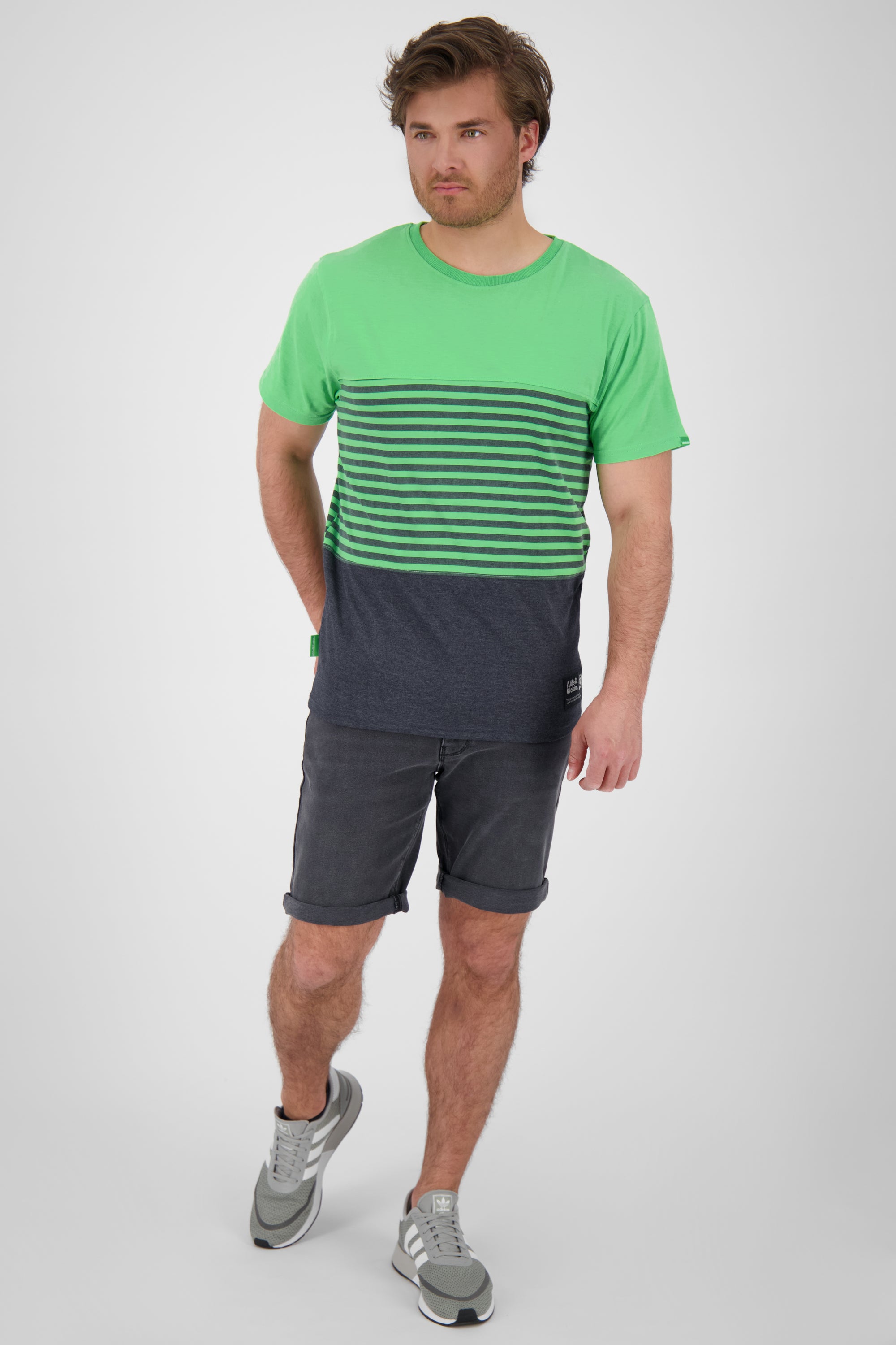 BenAK B - Farbenfrohes Herren T-Shirt für den Sommer Dunkelblau