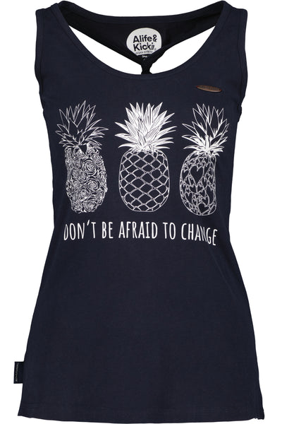 LuciaAK Damen-Shirt -Bequemer Style für den Sommer Dunkelblau