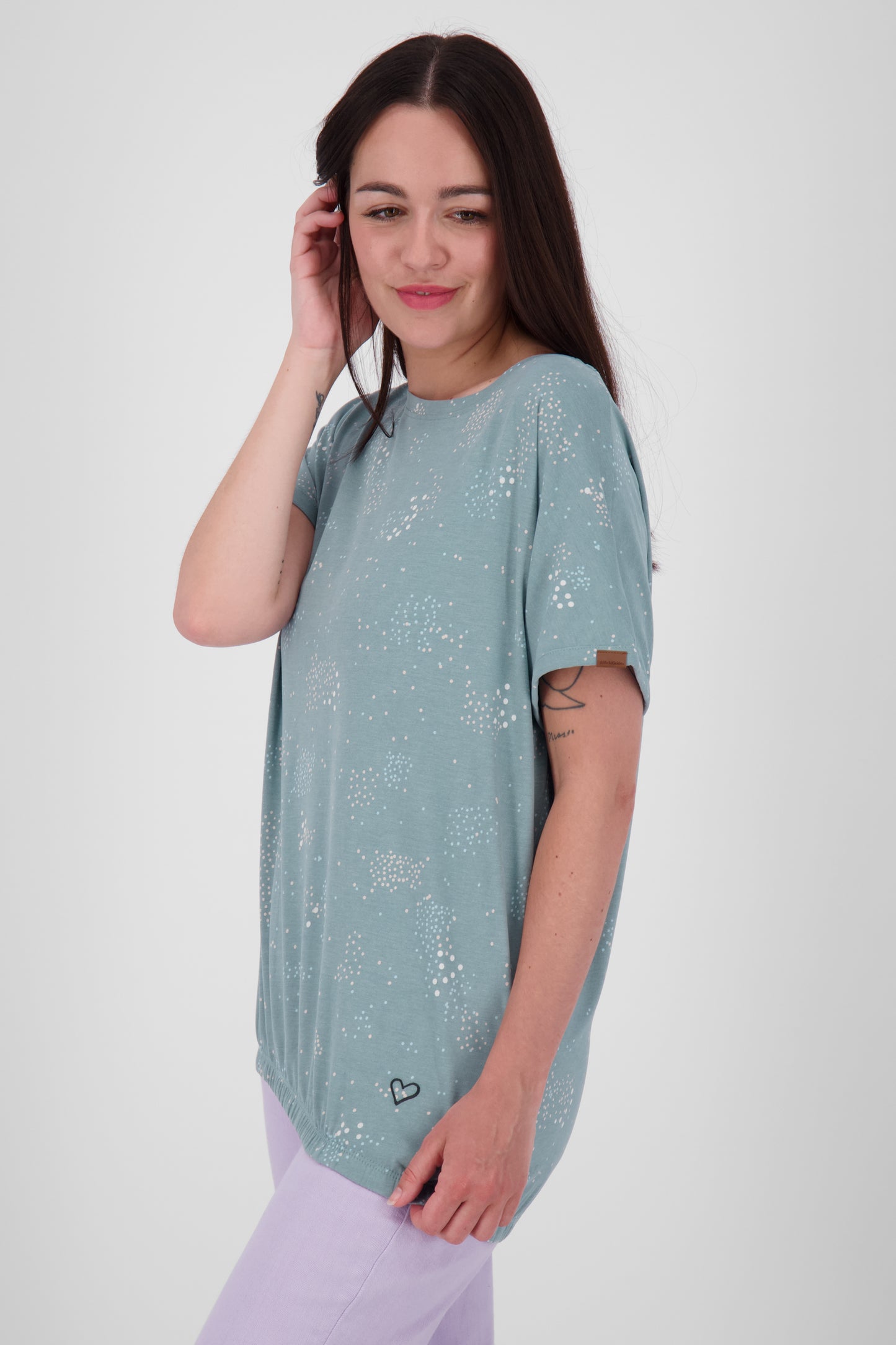 Vielseitiges Damenshirt: Oversize-Shirt SunAK B Grau