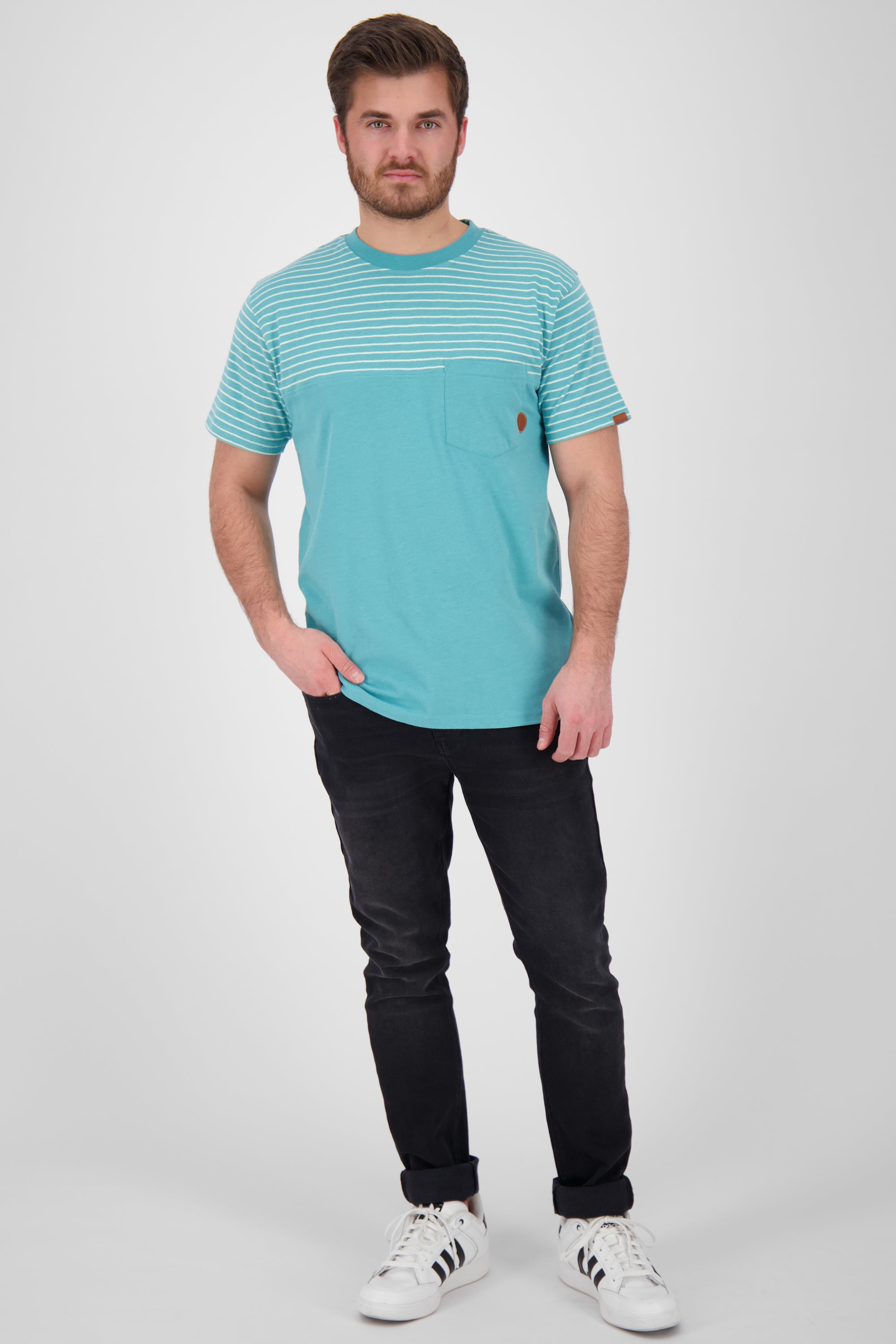 Sportliches T-Shirt Herren LeopoldAK Blau