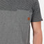 Sportliches Herren T-Shirt LeopoldAK Z mit Streifen Grau
