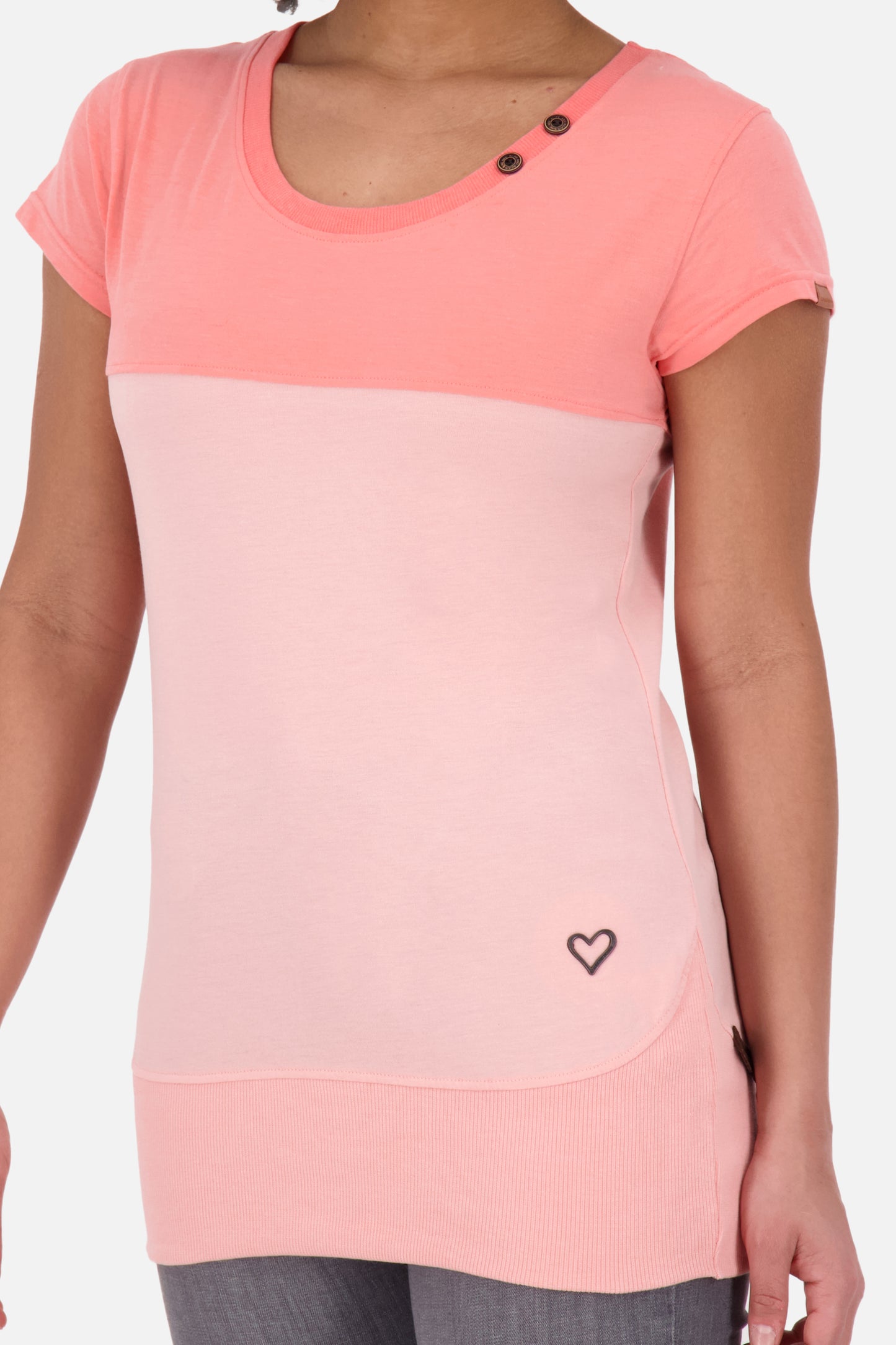 Bequemes Jerseyshirt für Damen CoraAK A - lässige Eleganz Rosa