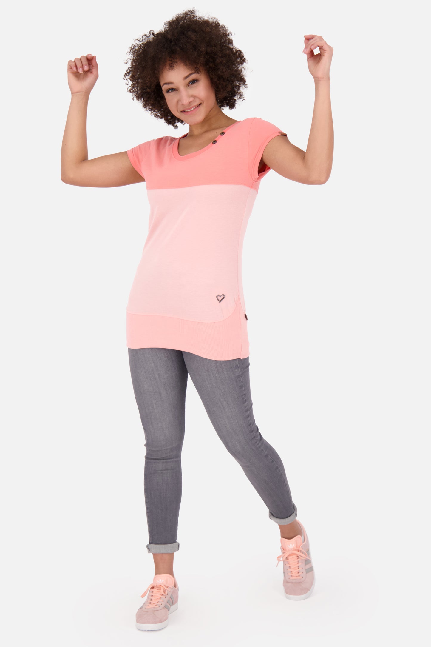Bequemes Jerseyshirt für Damen CoraAK A - lässige Eleganz Rosa