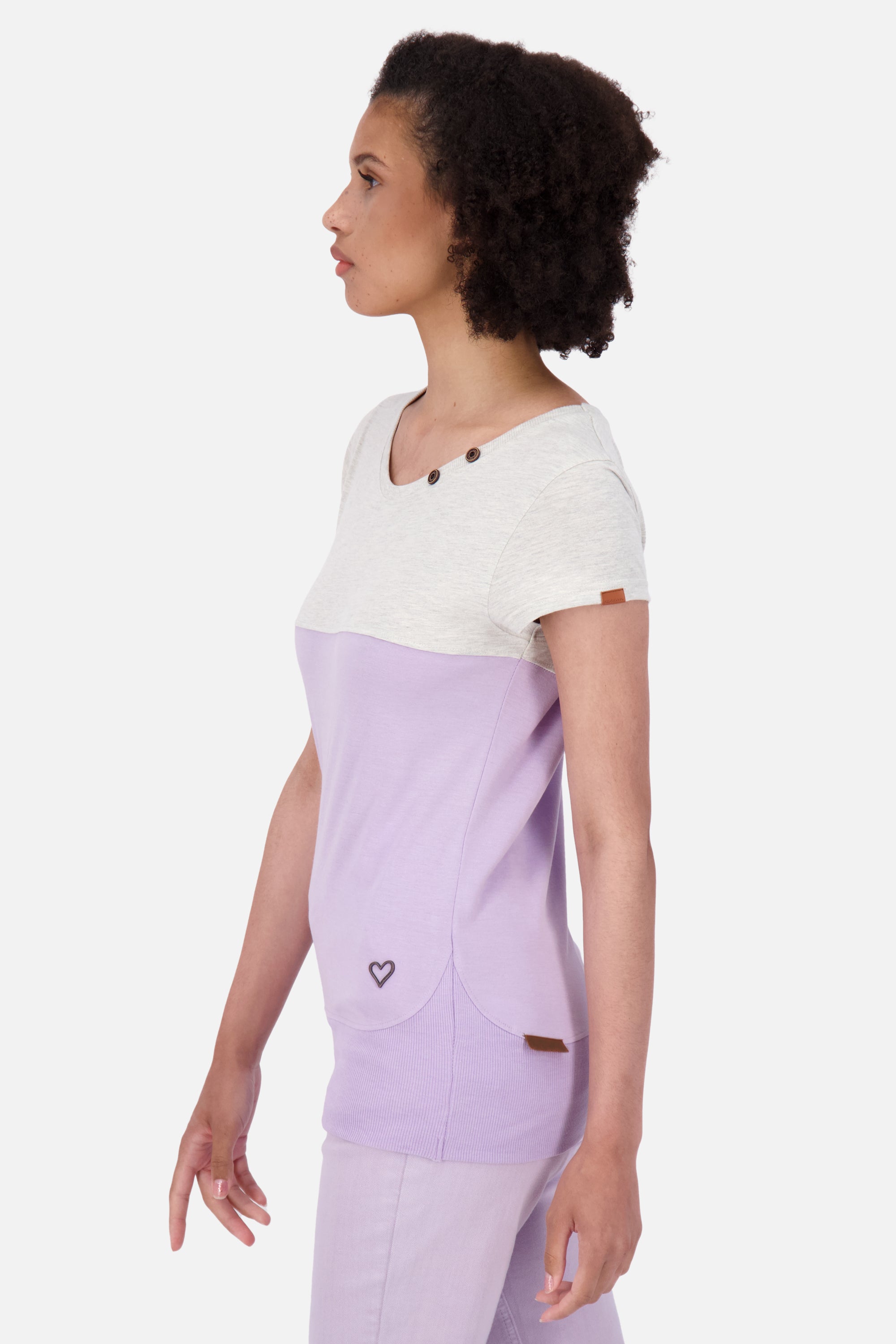 Bequemes Jerseyshirt für Damen CoraAK A - lässige Eleganz Violett