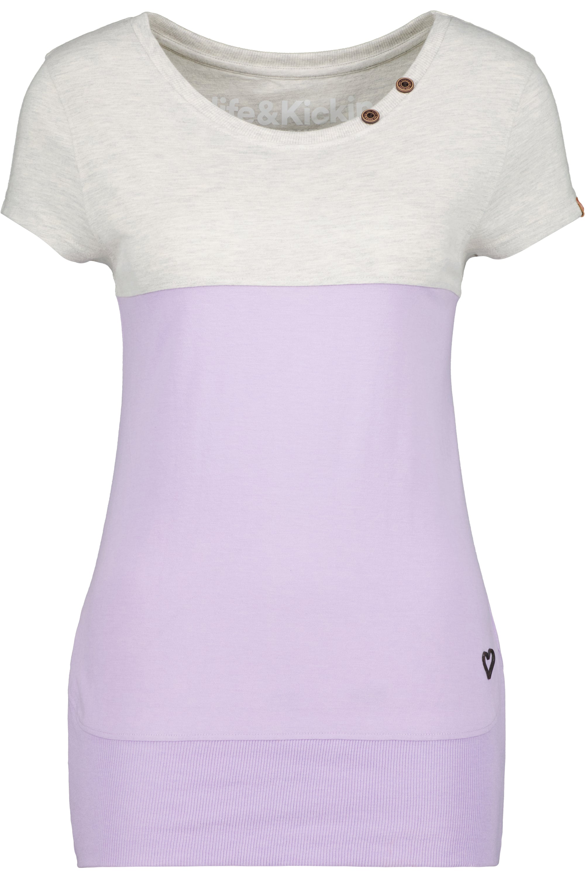 Bequemes Jerseyshirt für Damen CoraAK A - lässige Eleganz Violett