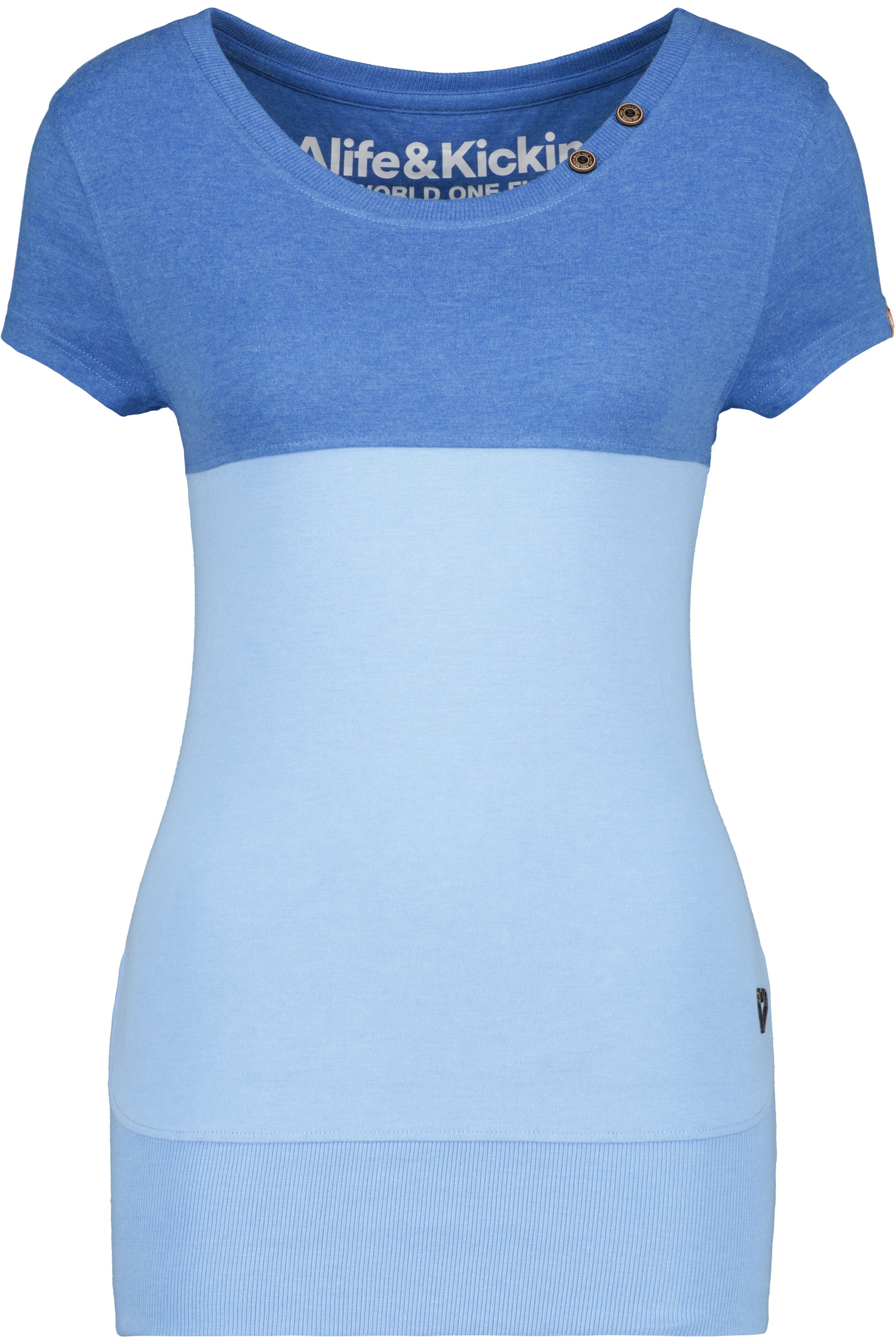 Bequemes Jerseyshirt für Damen CoraAK A - lässige Eleganz Hellblau
