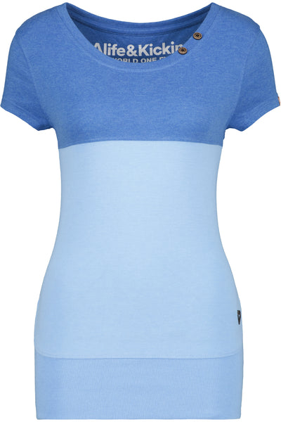 Bequemes Jerseyshirt für Damen CoraAK A - lässige Eleganz Hellblau