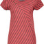ZoeAK Z T-Shirt für Frauen mit asymmetrisches Design  Dunkelrot