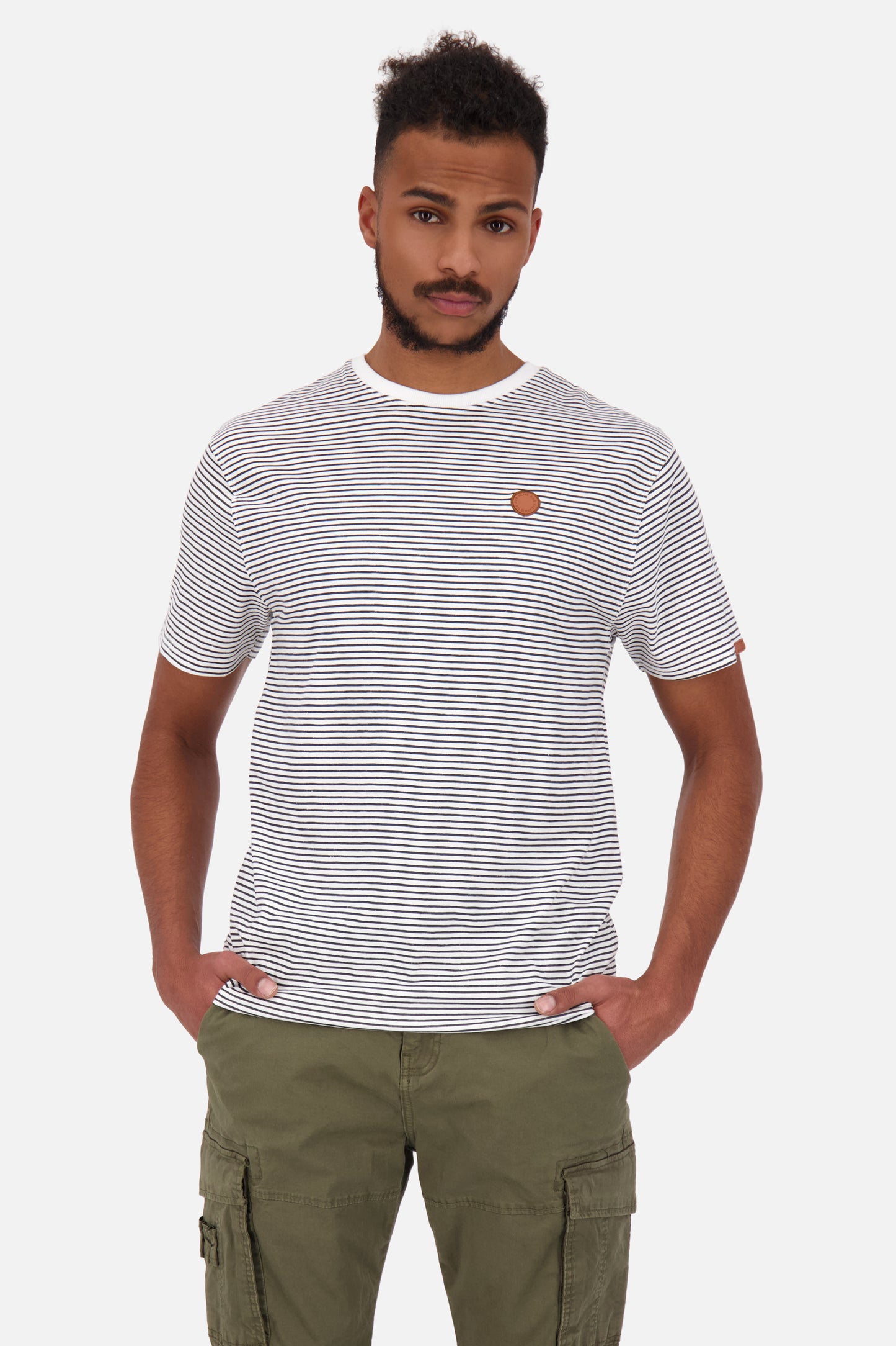 Modisches Herrenshirt- NicAK Z von Alife and Kickin für den maritimen Look Weiß