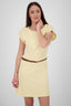 Damen Freizeitkleid ElliAK A - Weiche Jerseyqualität mit figurbetonter Passform Gelb
