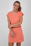Damen Freizeitkleid ElliAK A - Weiche Jerseyqualität mit figurbetonter Passform Orange