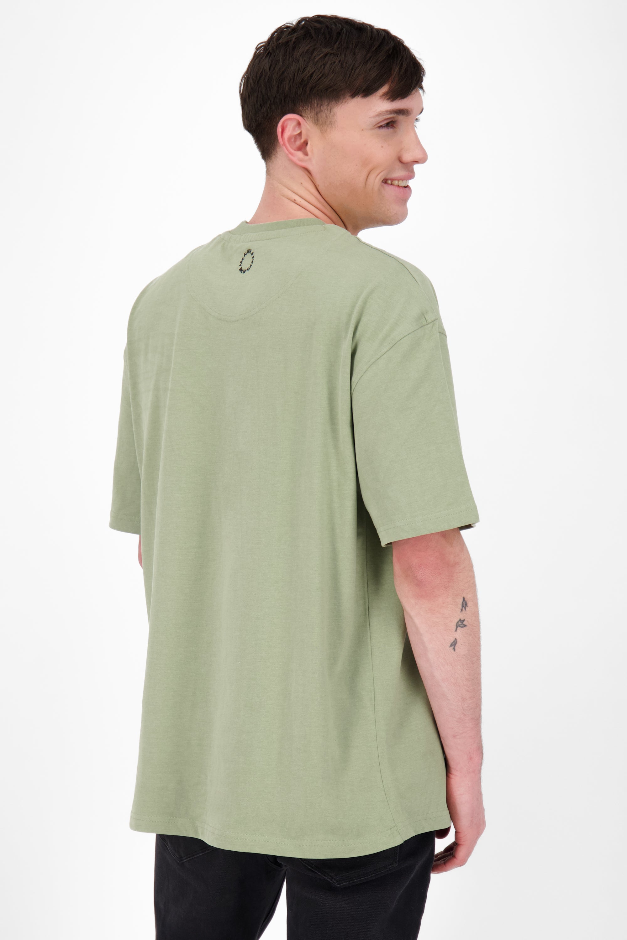 Trendiges Oversize T-Shirt PittAK A für modebewusste Herren Grün