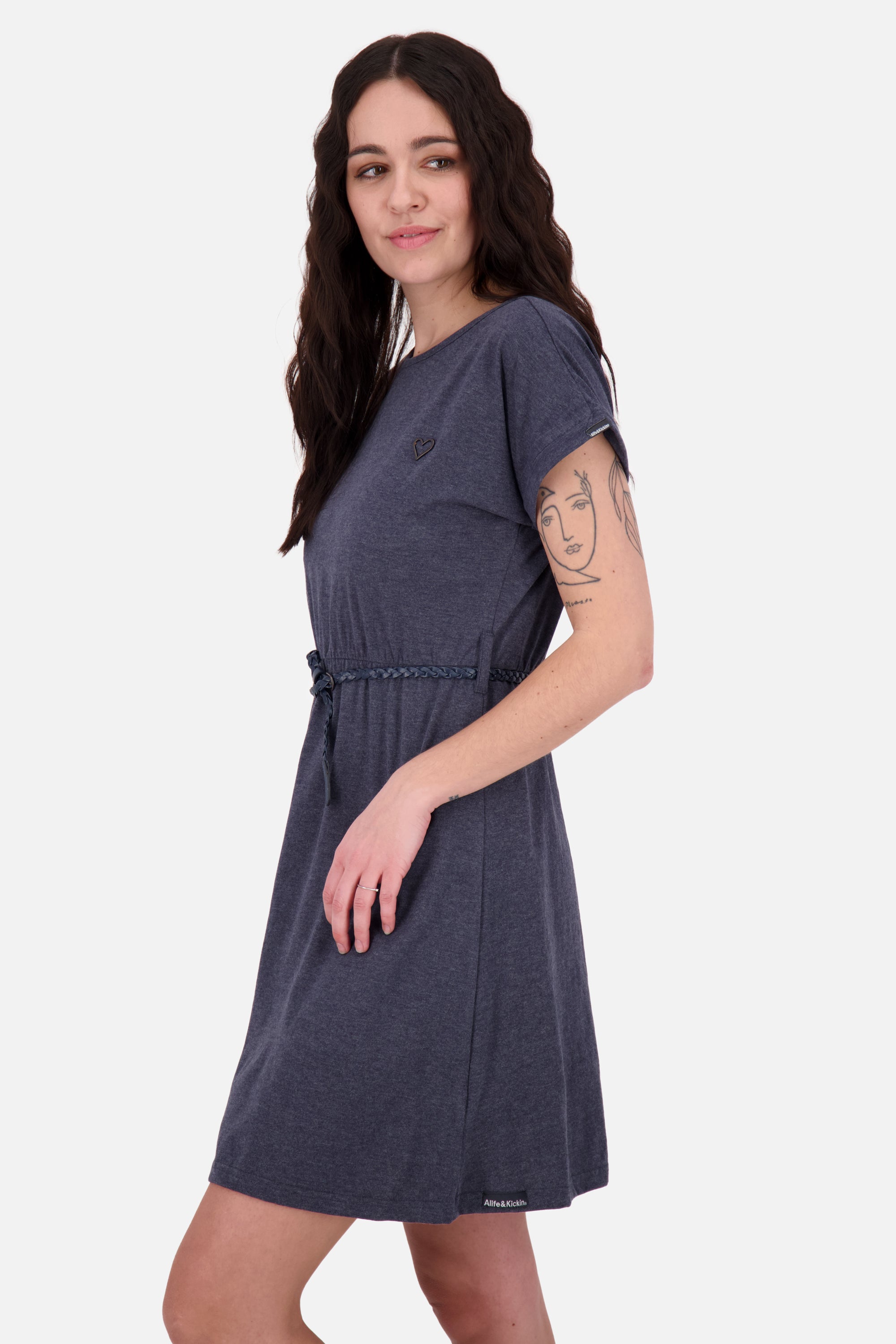 Feminines Freizeitkleid NoraAK A - Alife and Kickin Dunkelblau