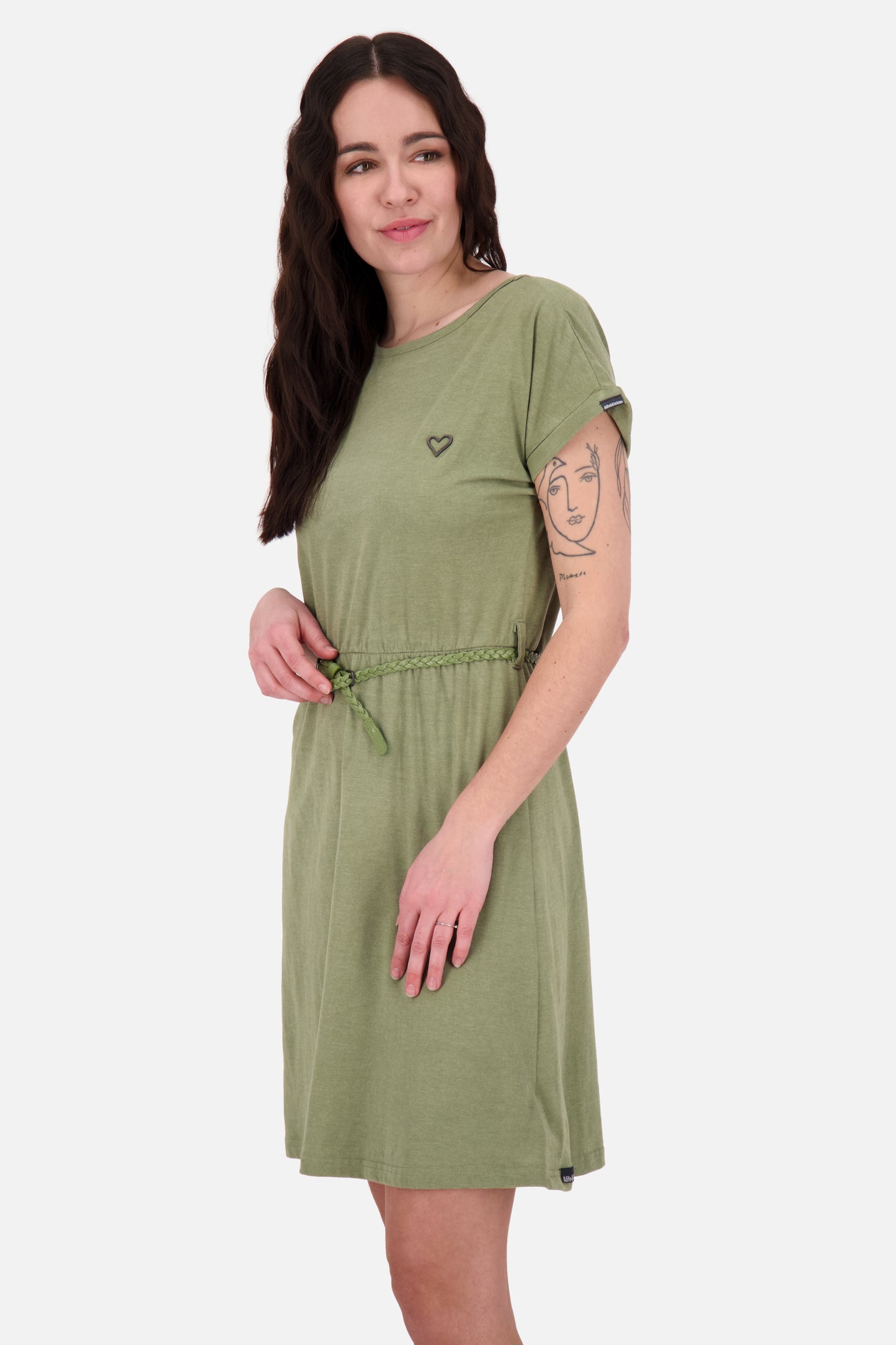 Feminines Freizeitkleid NoraAK A - Alife and Kickin Grün